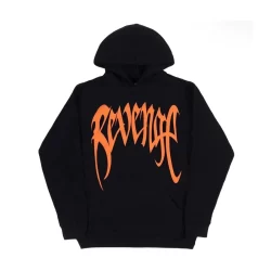 Revenge Orange Arch Logo Hoodie
